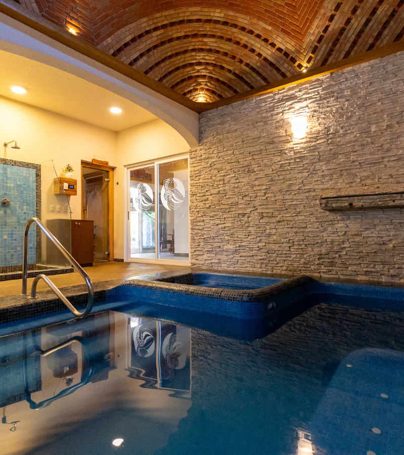 Circuito de agua en Nirvana Spa